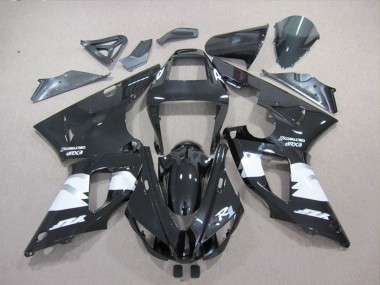 Carenados Moto Yamaha YZF R1 1998-1999 - Negro Brillante Blanco
