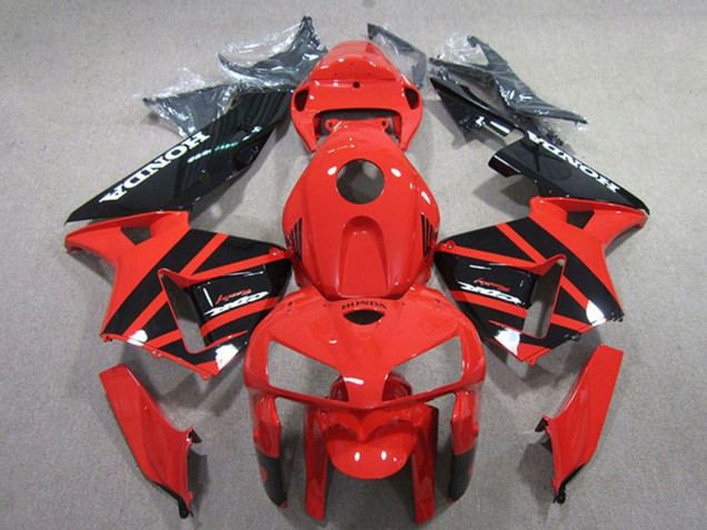 Kits Carenados Moto Honda CBR600RR 2005-2006 - Rojo Negro