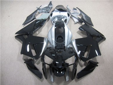 Carenado Moto Honda CBR600RR 2007-2008 - Plata Negro Brillante