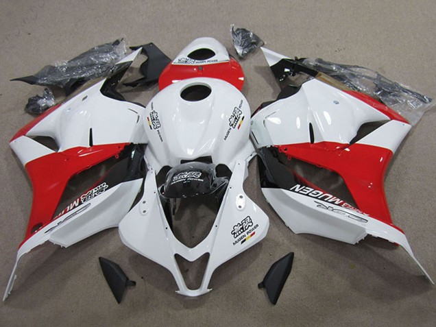 Kits Carenados Moto Honda CBR600RR 2009-2012 - Blanco Rojo Negro Brillante