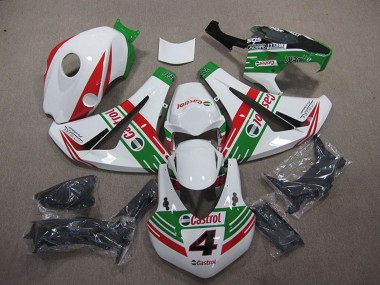 Carenados Moto Honda CBR1000RR 2008-2011 - Blanco Rojo Verde Castrol 4