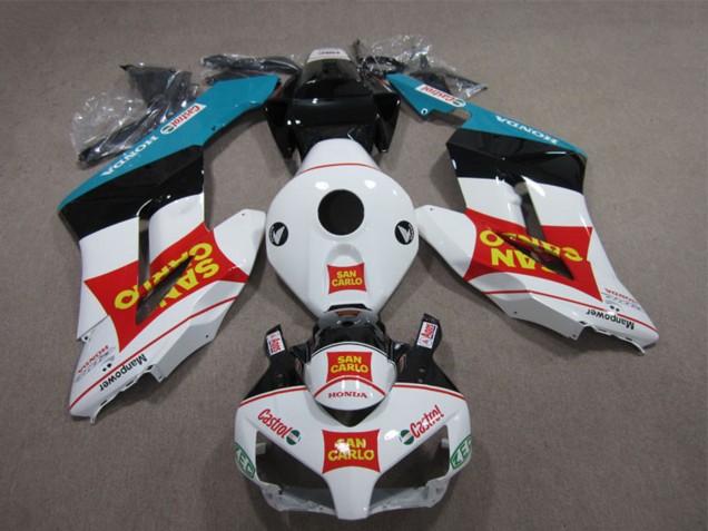 Carenados Moto Honda CBR1000RR 2004-2005 - Blanco Rojo Azul Negro Brillante Amarillo San Carlo Castrol