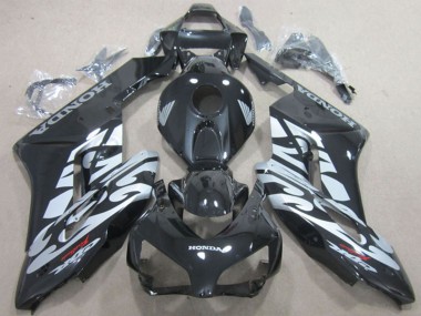 Carenados Moto Honda CBR1000RR 2004-2005 - Negro Brillante Plata