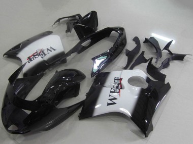 Carenados Moto ABS Honda CBR1100XX Blackbird 1996-2007 - Negro Brillante Blanco West