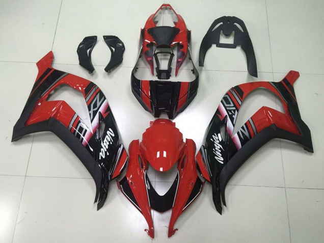 Carenados Moto Kawasaki ZX10R 2016-2020 - Rojo Granate Negro Brillante Blanco