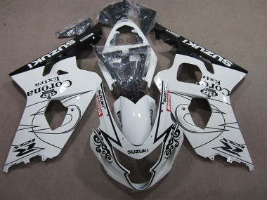 Carenados Moto Suzuki GSXR 600 2004-2005 - Blanco Negro Corona Extra Motul