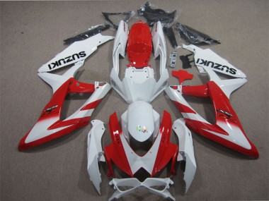 Carenados Moto Suzuki GSXR 600 2008-2010 - Blanco Rojo