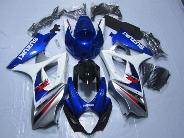 Carenados Moto Suzuki GSXR 1000 2007-2008 - Azul Blanco Rojo