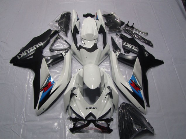 Kits Carenado Moto Suzuki GSXR 1000 2007-2008 - Blanco Azul Negro Rojo