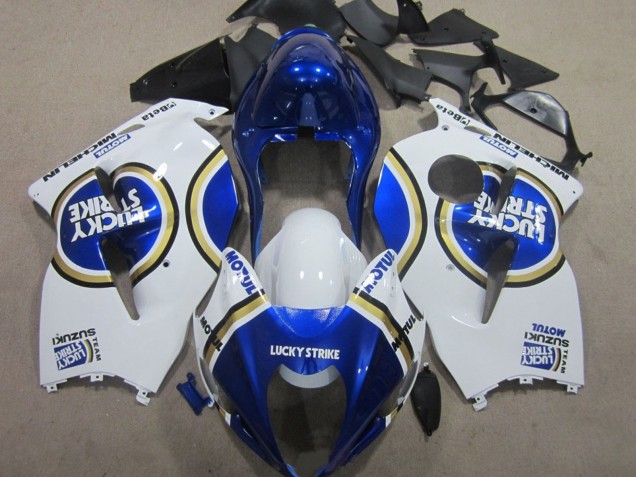 Carenados Moto Suzuki GSXR 1300 Hayabusa 1996-2007 - Blanco Azul Motul Lucky Strike