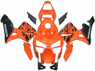Carenados ABS Honda CBR600RR 2003-2004 - Naranja Blanco Rojo Negro Brillante Repsol