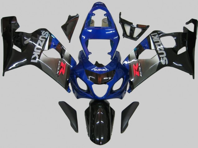 Carenados Moto Suzuki GSXR 600/750 2004-2005 - Azul Gris Negro Brillante