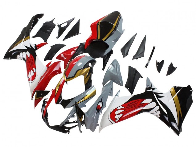 Carenados Moto Suzuki GSXR 600/750 2011-2024 - Rojo Oro Gris Negro Blanco Tiburón