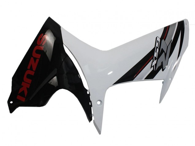 Carenados Moto Suzuki GSXR 600/750 2011-2024 - Blanco Negro Brillante