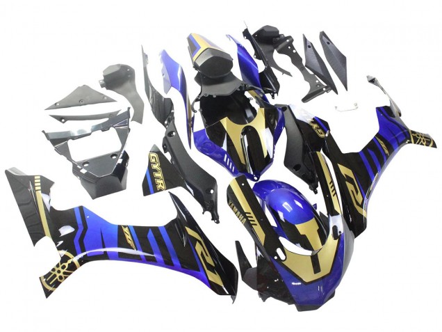 Carenados Moto Yamaha YZF R1 2015-2019 - Azul Oro Negro