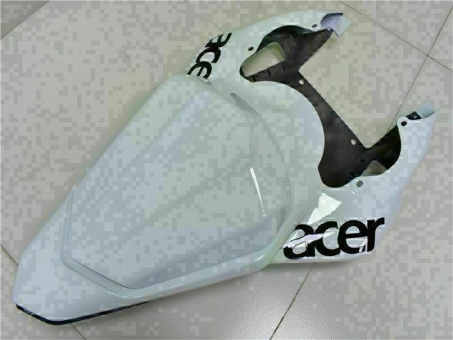 Marrón Blanco Carenado Moto Yamaha R6 2006-2007 Marrón Blanco Carenado Moto Yamaha R6 2006-2007