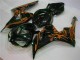 Marrón Negro Carenado Moto Honda CBR 1000 RR 2006-2007 Marrón Negro Carenado Moto Honda CBR 1000 RR 2006-2007