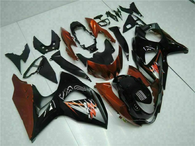 Marrón Negro Kit Completo Carenado Moto Suzuki GSXR 1000 K9 2009-2016