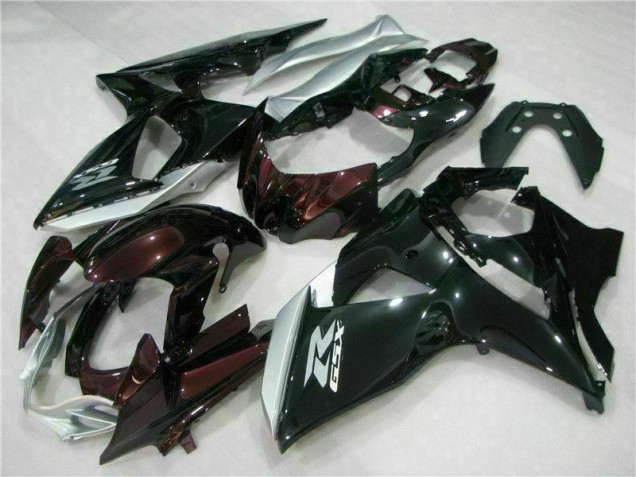 Marrón Negro Kits Completo Carenado Moto ABS Suzuki GSXR 1000 K9 2009-2016 Marrón Negro Kits Completo Carenado Moto ABS Suzuki GSXR 1000 K9 2009-2016