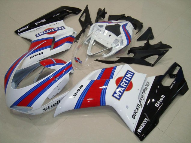 Martini Carenado Moto Ducati 848 1098 1198 2007-2014 Martini Carenado Moto Ducati 848 1098 1198 2007-2014