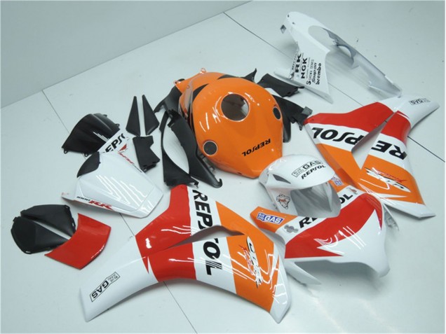 Naranja Blanco Rojo Repsol Carenado Moto Honda CBR 1000 RR 2008-2011