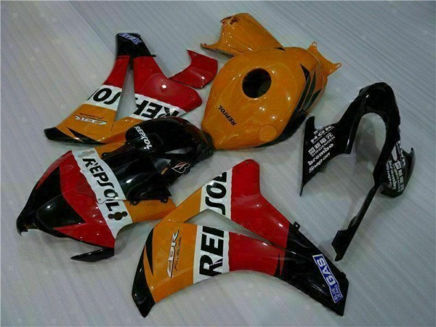 Naranja Kit ABS Carenado Motocicleta Honda CBR 1000 RR 2008-2011