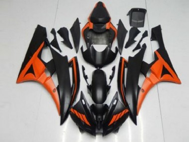 Naranja Negro ABS Moto Plástica Yamaha R6 2006-2007