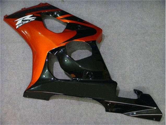 Naranja Negro Carenado Moto Suzuki GSXR 1000 K3 2003-2004