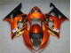 Naranja Negro Carenado Moto Suzuki GSXR 1000 K3 2003-2004