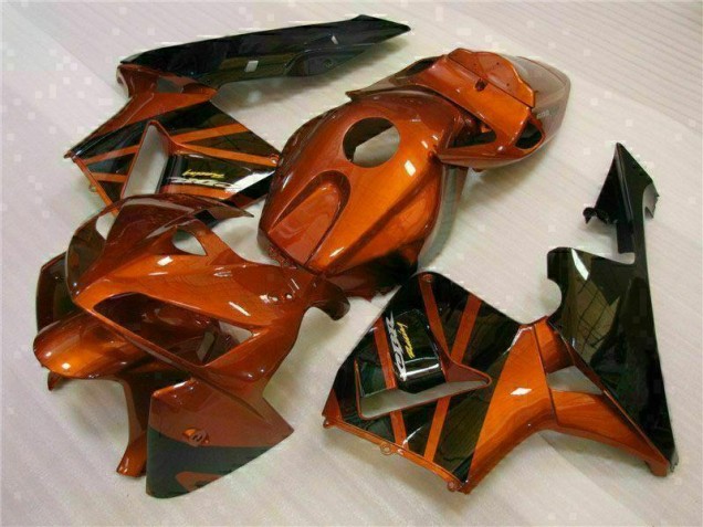 Naranja Negro Carenado & Plástico Moto Honda CBR 600 RR 2005-2006