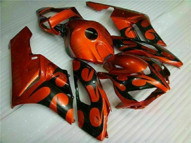 Naranja Negro Kit Carenado Moto Honda CBR 1000 RR 2004-2005