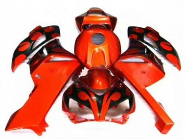 Naranja Negro Kit Carenado Moto Honda CBR 1000 RR 2004-2005