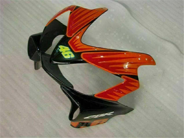 Naranja Negro Kit Completo Carenado Moto Honda CBR 600 F4i 2001-2003