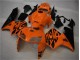 Naranja Negro Kits Carenado Moto Honda CBR 600 RR 2005-2006