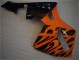 Naranja Negro Kits Carenado Moto Honda CBR 600 RR 2005-2006