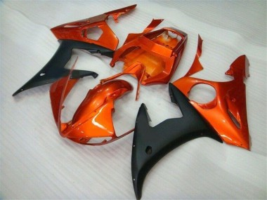 Naranja Negro Kits Carenado Moto Yamaha R6 2003-2005