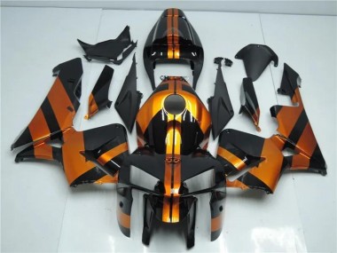 Naranja Negro Kits Completo Carenado Moto Honda CBR 600 RR 2005-2006