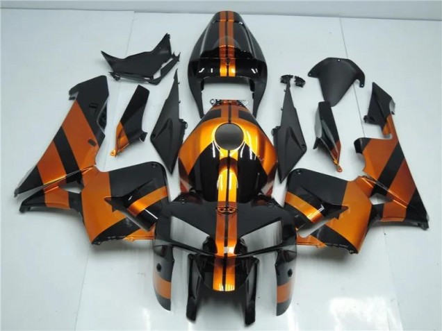Naranja Negro Kits Completo Carenado Moto Honda CBR 600 RR 2005-2006