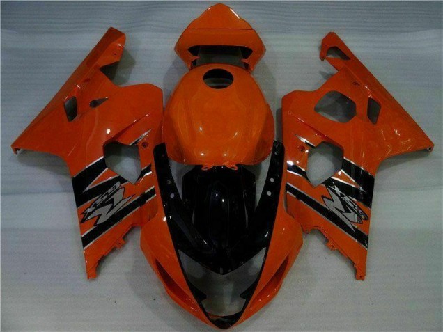 Naranja Negro Kits Completo Carenado Moto Suzuki GSXR 600 / 750 K4 2004-2005 Naranja Negro Kits Completo Carenado Moto Suzuki GSXR 600 / 750 K4 2004-2005