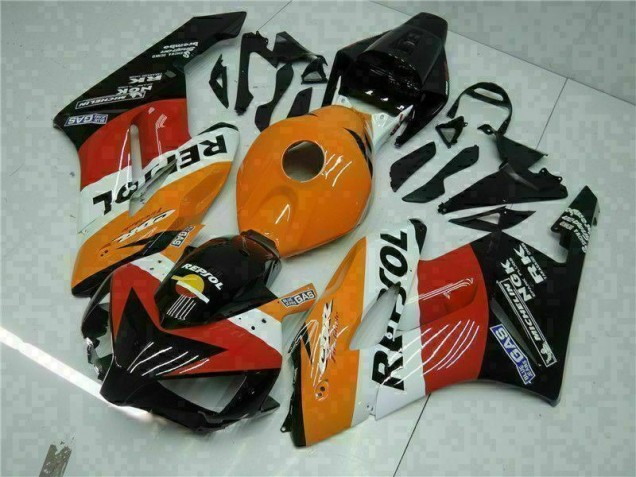 Naranja Negro Repsol Carrocería Motocicletas Honda CBR 1000 RR 2004-2005