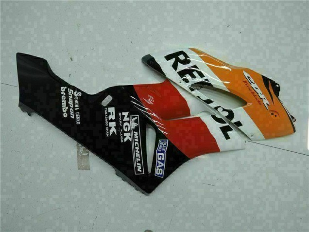 Naranja Negro Repsol Carrocería Motocicletas Honda CBR 1000 RR 2004-2005