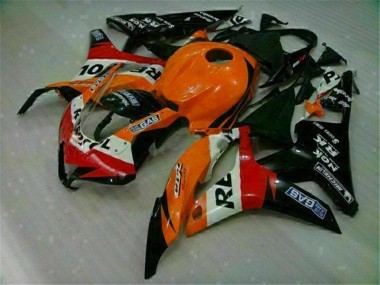 Naranja Negro Repsol Kit Carenado Inyección Honda CBR 600 RR 2007-2008