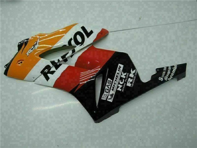 Naranja Negro Repsol Kit Completo Carenado Moto Honda CBR 1000 RR 2004-2005