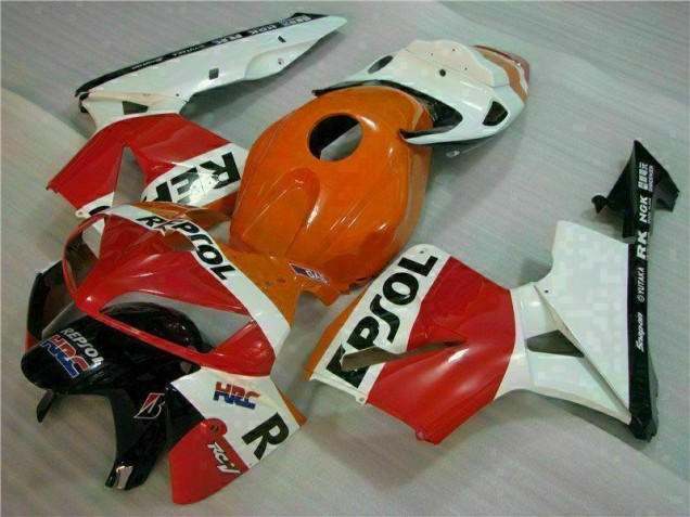 Naranja Negro Repsol Kit Completo Carenado Moto Honda CBR 600 RR 2005-2006