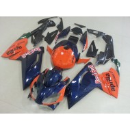Naranja & Oscuro Azul Carenado Moto Aprilia RS 125 2006-2011