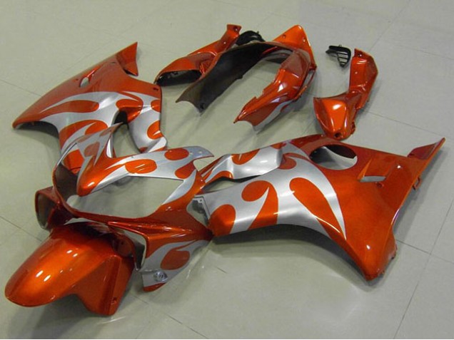 Naranja Plata Carenado Moto Honda CBR 600 F4i 2004-2007