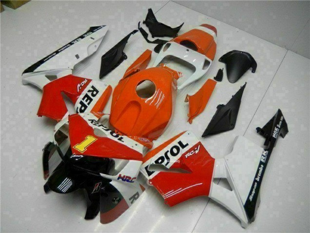 Naranja Repsol Carenado Moto Honda CBR 600 RR 2005-2006