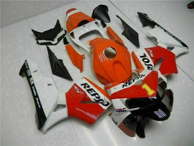 Naranja Repsol Carenado Moto Honda CBR 600 RR 2005-2006