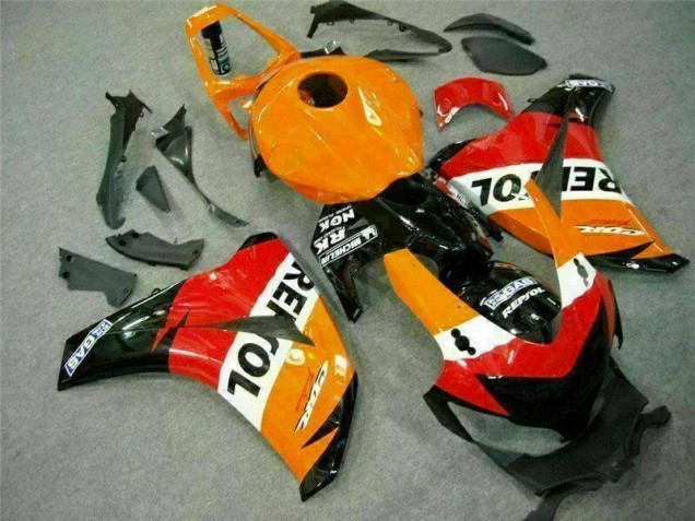 Naranja Repsol Kits ABS Carenado Motocicleta Honda CBR 1000 RR 2008-2011