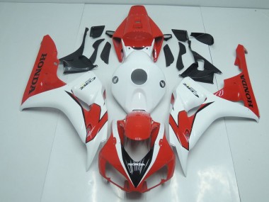 Naranja Rojo & Blanco Carenado Moto Honda CBR 1000 RR 2006-2007